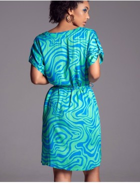 Платье-туника Mia-Amore SEVILLE 5061 зеленый/голубой, Цвет: зеленый/голубой, Размеры: L/XL, изображение 2