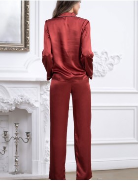 Атласный комплект тройка Mia-Mella JULIA 8735 паприка, Цвет: паприка, Размеры: L, изображение 4