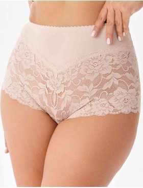 Кружевные трусы шорты Orhideja 283-894 серебристый пион, Цвет: серебристый пион, Размеры: S
