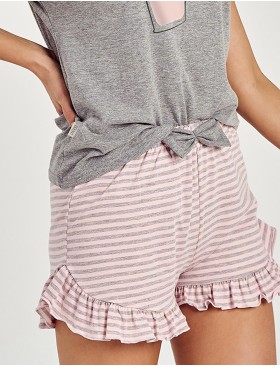 Хлопковая пижама с шортами Taro FRANKIE 3126-01, Цвет: серый, Размеры: S, изображение 3