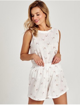 Пижама из хлопка Taro KIARA 3137-01, Цвет: белый, Размеры: S