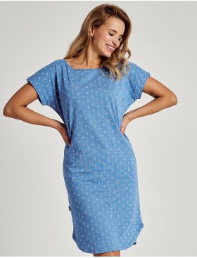 Сорочка из хлопка Taro LEONA 3103-01, Цвет: голубой, Размеры: S