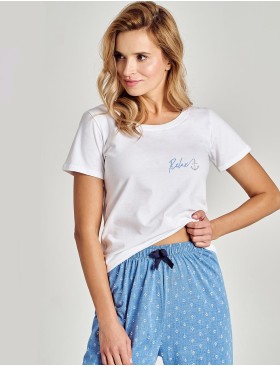 Домашний комплект Taro LEONA 3104-01, Цвет: белый, Размеры: S