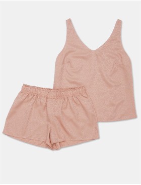 Пижама с жаккардовым узором Esotiq DARREN 41228, Цвет: пыльная роза, Размеры: XL, изображение 5