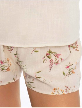 Пижама из вискозы и льна Esotiq DARBY 41226, Цвет: экрю, Размеры: XL, изображение 4