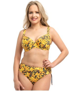 Женские плавки с регулируемым боком Akcent 2400/2401, Цвет: желтый, Размеры: 3XL, изображение 3