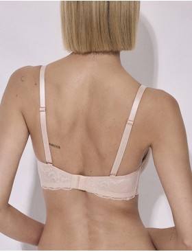 Бюстгальтер кружевной пуш-ап Alles SUBLIME P-UP light beige, Цвет: натуральный, Размеры: 100B, изображение 2