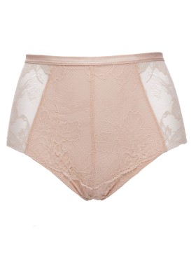 Кружевные высокие трусы Alles SUBLIME classic light beige, Цвет: натуральный, Размеры: S, изображение 6