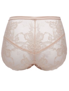Кружевные высокие трусы Alles SUBLIME classic light beige, Цвет: натуральный, Размеры: S, изображение 7