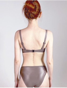 Однотонный купальник Aquarilla 530 BIANCA beige, Цвет: бежевый, Размеры: 70E, изображение 2