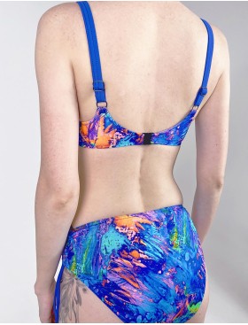 Разноцветный купальник Aquarilla 532 FIORANA multicolor, Цвет: синий, Размеры: 70E, изображение 3