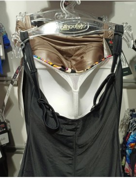 Черный купальник Aquarilla 556 ANTELLA multicolor-black, Цвет: черный, Размеры: 80D, изображение 5