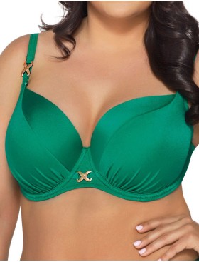 Бюстгальтер пляжный поролоновый Ava JADE SK182 U изумруд, Цвет: изумруд, Размеры: 75E