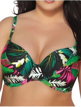Бюстгальтер купальный мягкая чашка Ava TROPICAL ISLAND SK202 M, Цвет: флора, Размеры: 95C