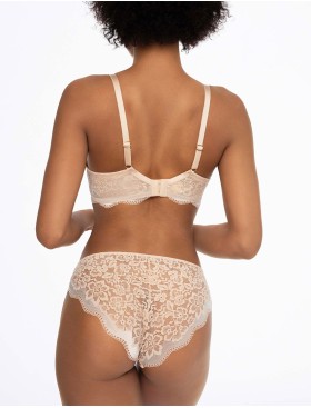 Трусики слипы кружевные Esotiq KAVI 41605 бежевый, Цвет: бежевый, Размеры: S, изображение 4