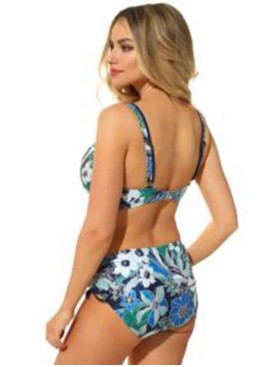 Цветной купальник с мягкой чашкой Jolidon FJ73I, Цвет: синий, Размеры: 85D, изображение 2