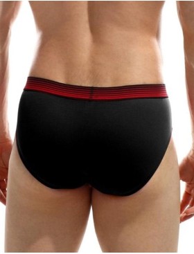 Мужские трусы слипы Jolidon N293BL black, Цвет: black (черный), Размеры: M, изображение 2