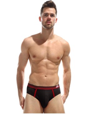 Мужские трусы слипы Jolidon N293BL black, Цвет: black (черный), Размеры: M, изображение 3