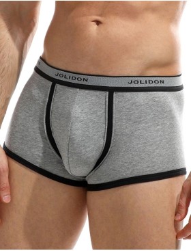 Трусы боксеры мужские Jolidon N296MJ grey melange, Цвет: grey melange (серый), Размеры: M