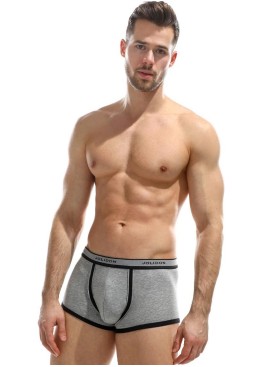 Трусы боксеры мужские Jolidon N296MJ grey melange, Цвет: grey melange (серый), Размеры: M, изображение 3
