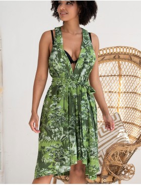 Сарафан из хлопка со льном Mia-Amore CRUISE 5230, Цвет: зеленый, Размеры: L/XL, изображение 4