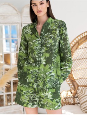 Комплект из хлопка со льном Mia-Amore CRUISE 5234, Цвет: зеленый, Размеры: S