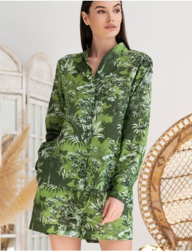 Комплект из хлопка со льном Mia-Amore CRUISE 5234, Цвет: зеленый, Размеры: S, изображение 3