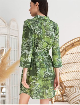 Рубашка из хлопка со льном Mia-Amore CRUISE 5237, Цвет: зеленый, Размеры: M, изображение 2