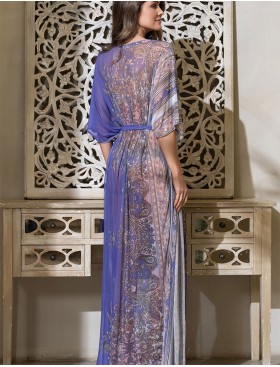 Длинная туника для пляжа Mia-Amore SALVADORA 7454, Цвет: сиреневый, Размеры: L/XL, изображение 2