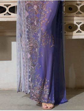 Длинная туника для пляжа Mia-Amore SALVADORA 7454, Цвет: сиреневый, Размеры: L/XL, изображение 5