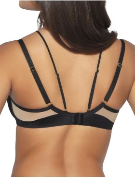 Бюстгальтер полумягкий Novika LEAH BLACK N02 PU, Цвет: черный, Размеры: 70I, изображение 4