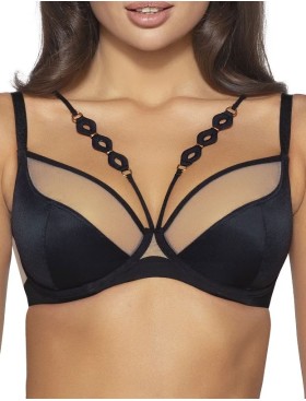 Бюстгальтер мягкий Novika LEAH BLACK N03 M, Цвет: черный, Размеры: 70I