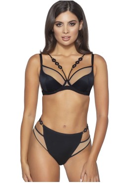 Бюстгальтер мягкий Novika LEAH BLACK N03 M, Цвет: черный, Размеры: 70I, изображение 7