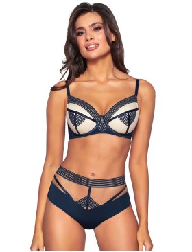 Бюстгальтер пуш-ап Novika LOUNA MARINE N01 PUSH UP, Цвет: темно-синий, Размеры: 80C, изображение 2