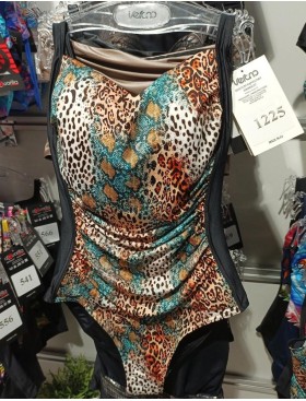 Слитный купальник Verano ESTELLA 1225 multicolor-black, Цвет: черный, Размеры: 3XL, изображение 3