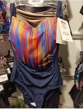 Слитный купальник Verano ESTELLA multicolor-navyblue, Цвет: темно-синий, Размеры: 4XL, изображение 3