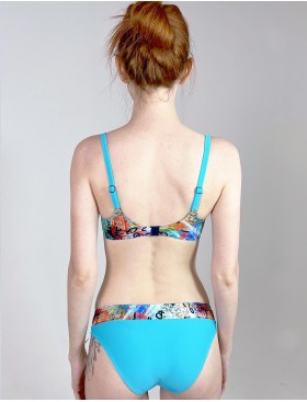 Раздельный купальник Verano KIM 1206 multicolor-azure, Цвет: голубой, Размеры: 3XL, изображение 2