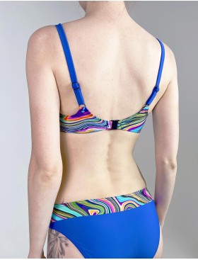 Синий купальник Verano KIM multicolor-dark blue, Цвет: темно-синий, Размеры: M, изображение 3