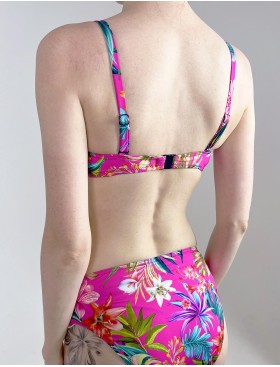 Цветной купальник бандо с пуш-ап Verano LIV multicolor-pink, Цвет: розовый, Размеры: M, изображение 3