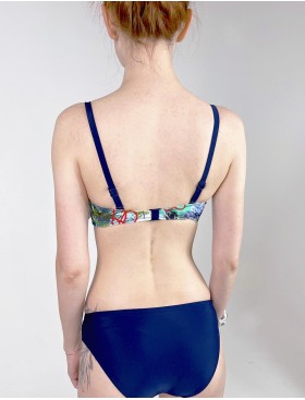 Темный купальник Verano RINA multicolor-navyblue, Цвет: темно-синий, Размеры: XL, изображение 2