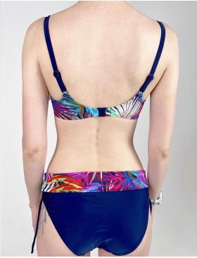 Раздельный купальник Verano ROSITA multicolor-navyblue, Цвет: темно-синий, Размеры: 4XL, изображение 2