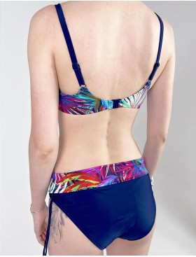 Раздельный купальник Verano ROSITA multicolor-navyblue, Цвет: темно-синий, Размеры: 4XL, изображение 3