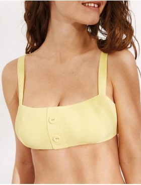 Купальный топ-бандо Ysabel Mora 81995 желтый, Цвет: желтый, Размеры: 80B