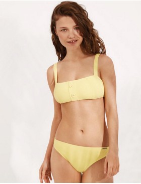 Купальный топ-бандо Ysabel Mora 81995 желтый, Цвет: желтый, Размеры: 80B, изображение 3