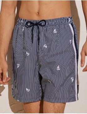 Шорты купальные мужские Ysabel Mora 90127, Цвет: синий/белый, Размеры: S