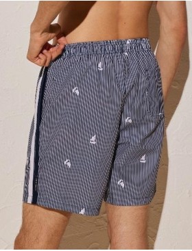 Шорты купальные мужские Ysabel Mora 90127, Цвет: синий/белый, Размеры: S, изображение 2