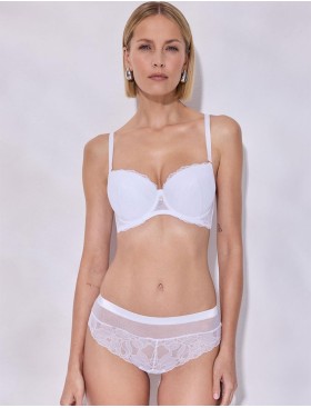 Трусики бразилиана Alles GLOW brazyliany white, Цвет: белый, Размеры: S, изображение 3