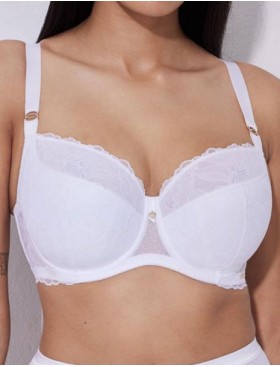 Бюстгальтер полупоролон Alles GLOW PU white, Цвет: белый, Размеры: 75H