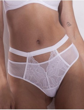 Трусы стринги Alles GLOW stringi white, Цвет: белый, Размеры: S
