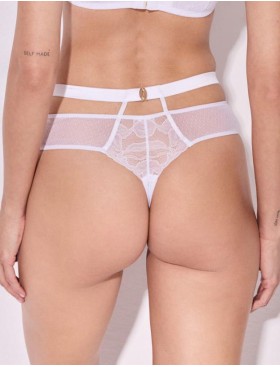 Трусы стринги Alles GLOW stringi white, Цвет: белый, Размеры: S, изображение 2